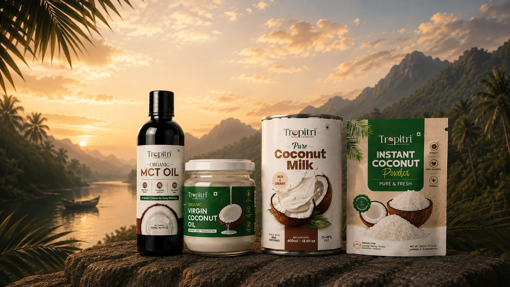 Tropitri coconut range rooted in Tamil Nadu village farms
